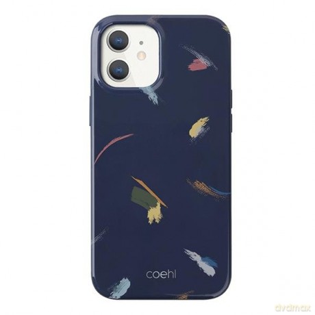 UNIQ etui Coehl Reverie iPhone 12 mini 5,4" niebieski/prussian blue