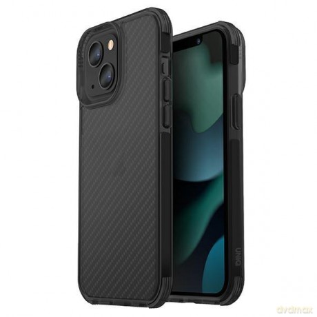 UNIQ etui Combat iPhone 13 6,1" aramid smoke