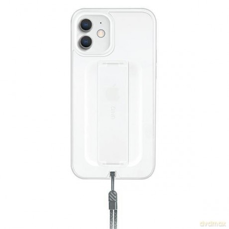 UNIQ etui Heldro iPhone 12 mini 5,4" biały/natural frost Antimicrobial
