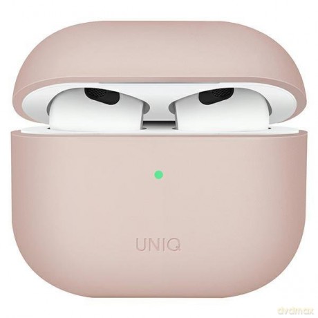 UNIQ etui Lino AirPods 3 gen. Silicone różowy/blush pink