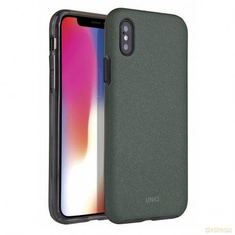 UNIQ etui Lithos iPhone X/Xs oliwkowy /olive