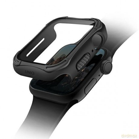 UNIQ etui Torres Apple Watch Series 4/5/6/SE 44mm. czarny/midnight black