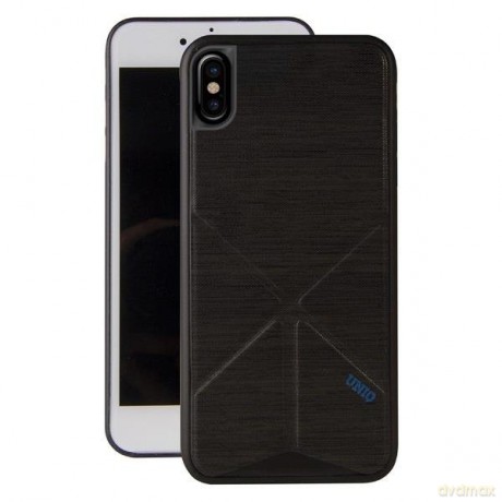 UNIQ etui Transforma Ligne iPhone X/Xs czarny/raven black
