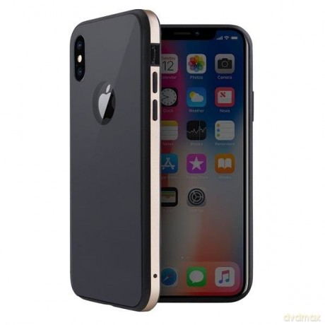 UNIQ etui Valencia Clear iPhone Xs Max złoty/blush gold