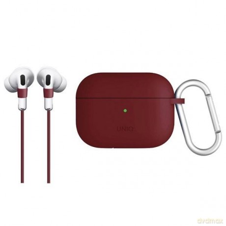 UNIQ etui Vencer AirPods Pro Silicone bordowy/burgundy maroon