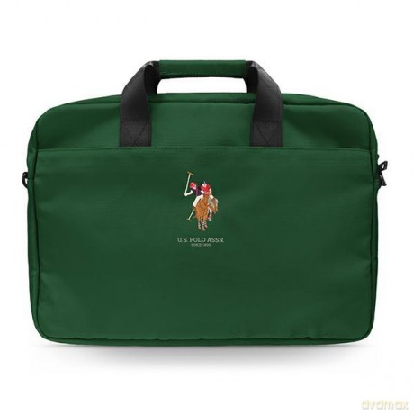 US Polo Torba USCB15PUGFLGN 16" zielona/green