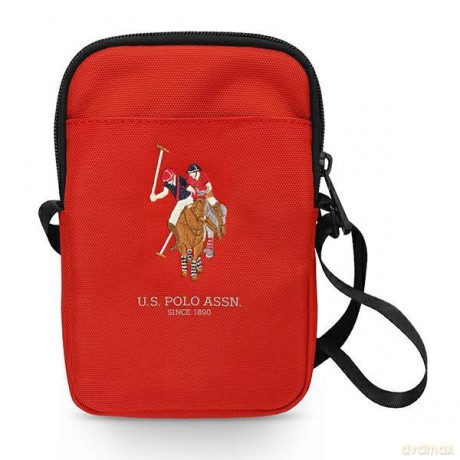US Polo Torebka USPBPUGFLRE czerwona /red
