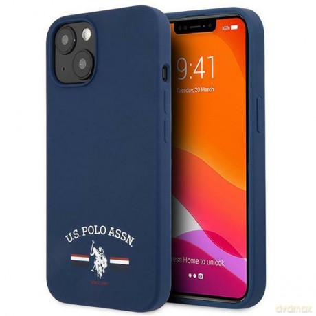 US Polo USHCP13MSFGV iPhone 13 6,1" granatowy/navy Silicone Collection