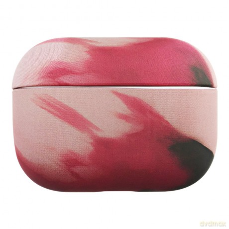 Watercolor AirPods Case kolorowe etui hard case do AirPods Pro czerwony