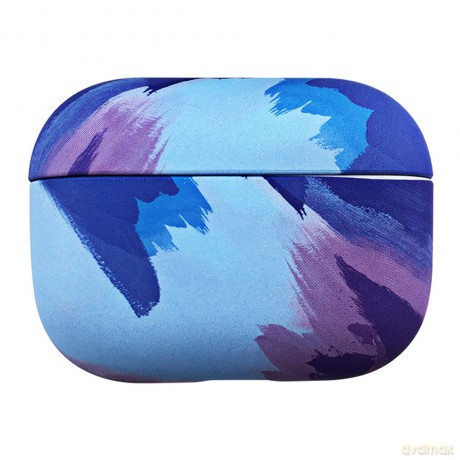 Watercolor AirPods Case kolorowe etui hard case do AirPods Pro niebieski