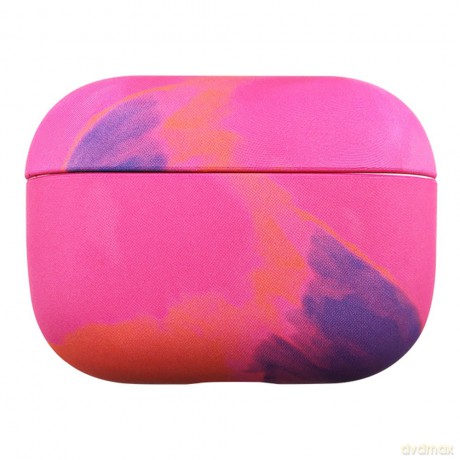 Watercolor AirPods Case kolorowe etui hard case do AirPods Pro różowy