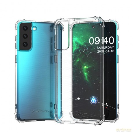 Wozinsky Anti Shock pancerne etui do Samsung Galaxy S21+ 5G (S21 Plus 5G) przezroczysty