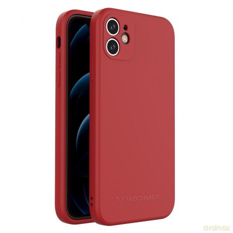 Wozinsky Color Case silikonowe elastyczne wytrzymałe etui iPhone 11 czerwony
