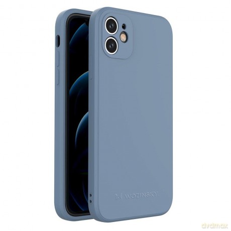 Wozinsky Color Case silikonowe elastyczne wytrzymałe etui iPhone 11 niebieski