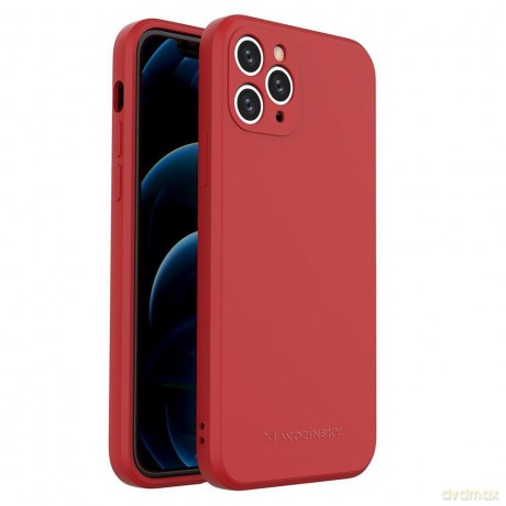 Wozinsky Color Case silikonowe elastyczne wytrzymałe etui iPhone 11 Pro czerwony
