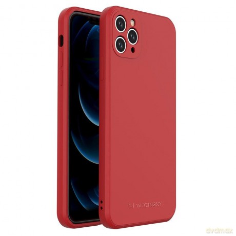 Wozinsky Color Case silikonowe elastyczne wytrzymałe etui iPhone 11 Pro Max czerwony