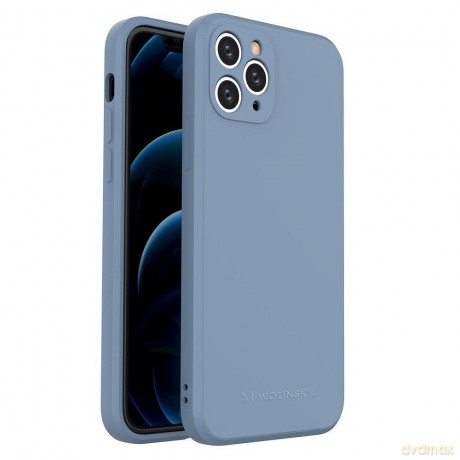 Wozinsky Color Case silikonowe elastyczne wytrzymałe etui iPhone 11 Pro niebieski