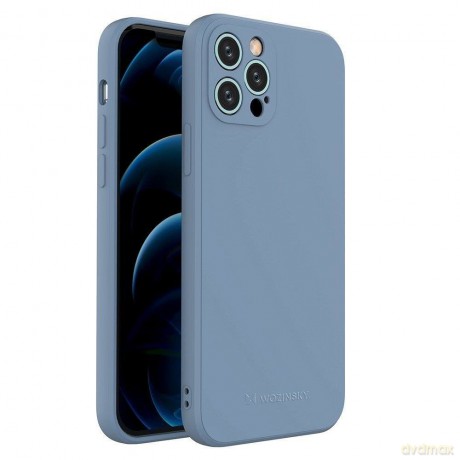 Wozinsky Color Case silikonowe elastyczne wytrzymałe etui iPhone 13 Pro Max niebieski