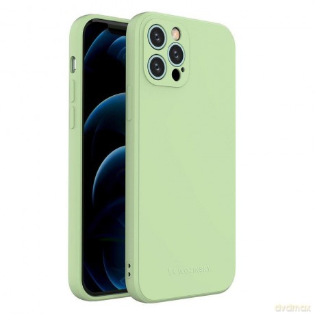Wozinsky Color Case silikonowe elastyczne wytrzymałe etui iPhone 13 Pro Max zielony