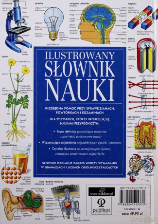 Ilustrowany Słownik Nauki Fizyka Chemia Biologia (twarda) [KSIĄŻKA]