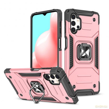 Wozinsky Ring Armor pancerne hybrydowe etui pokrowiec + magnetyczny uchwyt Samsung Galaxy A53 5G złoty