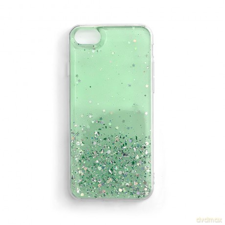 Wozinsky Star Glitter błyszczące etui pokrowiec z brokatem Samsung Galaxy S21 5G zielony