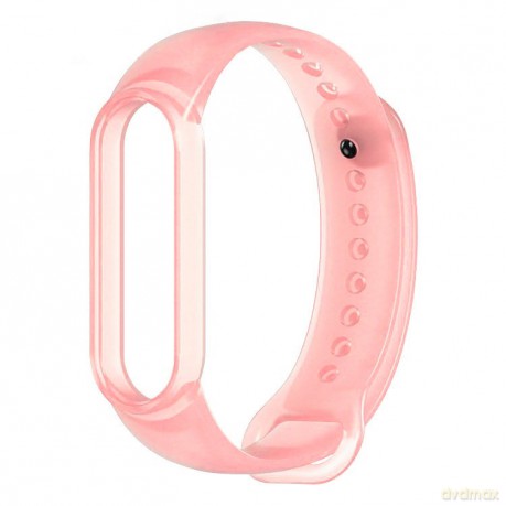 Zamienna silikonowa opaska pasek do Xiaomi Mi Band 5/6 różowy