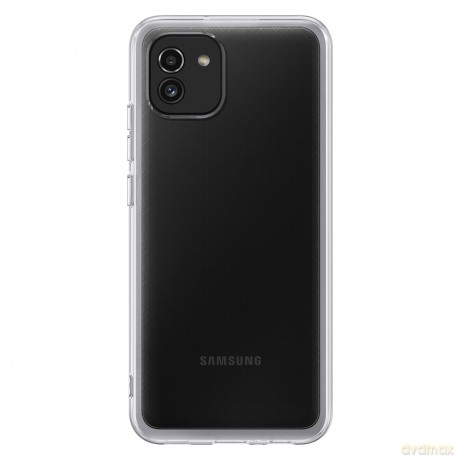 Żelowe etui Samsung Soft Clear Cover pokrowiec Samsung Galaxy A03 przezroczysty (EF-QA036TTEGEU)