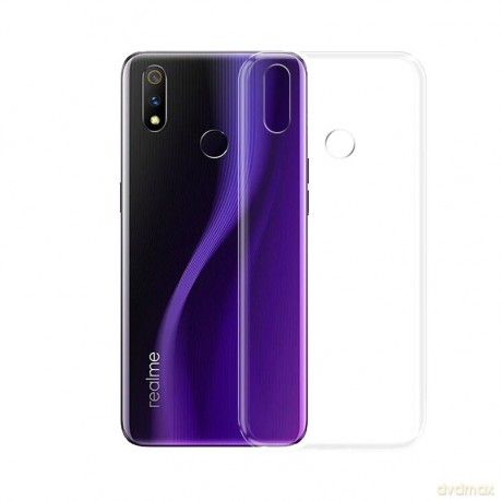 Żelowy pokrowiec etui Ultra Clear 0.5mm Realme 3 Pro przezroczysty