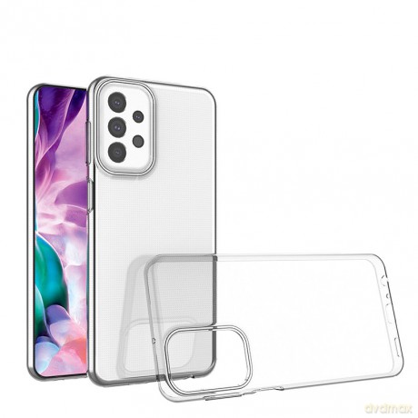 Żelowy pokrowiec etui Ultra Clear 0.5mm Samsung Galaxy A23 przezroczysty