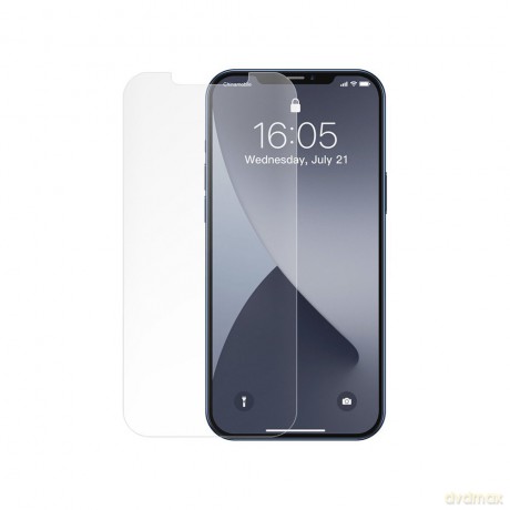 Baseus 2x Matowe szkło hartowane 0,25 mm iPhone 12 Pro Max Przezroczysty (SGAPIPH67N-LM02)