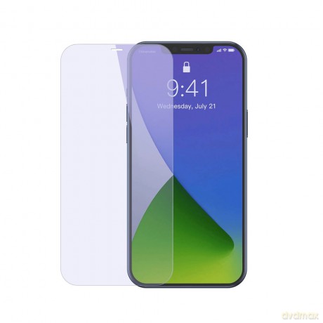 Baseus 2x Szkło hartowane 0,3 mm Anti Blue Light iPhone 12 mini Przezroczysty (SGAPIPH54N-LF02)