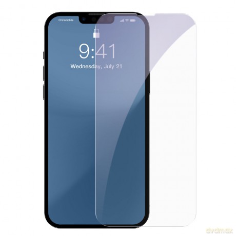 Baseus 2x szkło hartowane 0,3 mm Anti Blue Light iPhone 13 Pro Max (SGBL020502) (case friendly)