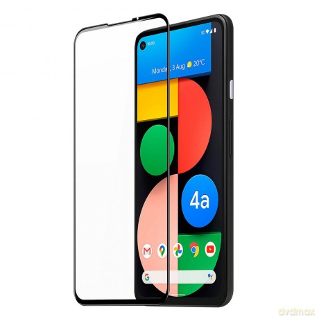 Dux Ducis 10D Tempered Glass wytrzymałe szkło hartowane 9H na cały ekran z ramką Google Pixel 4A czarny (case friendly)
