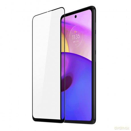 Dux Ducis 10D Tempered Glass wytrzymałe szkło hartowane 9H na cały ekran z ramką Motorola Moto E40 czarny (case friendly)