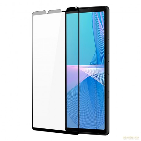 Dux Ducis 10D Tempered Glass wytrzymałe szkło hartowane 9H na cały ekran z ramką Sony Xperia 10 III czarny (case friendly)