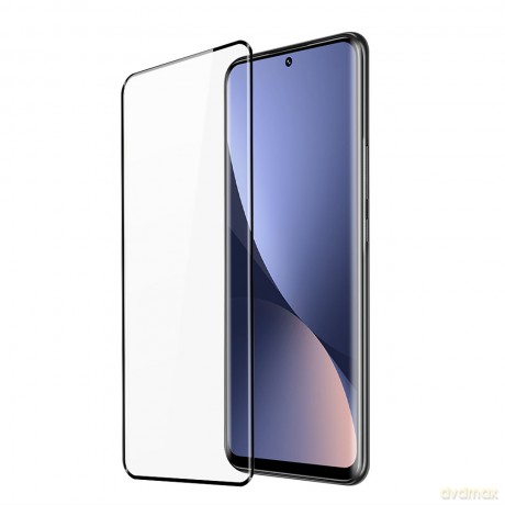 Dux Ducis 10D Tempered Glass wytrzymałe szkło hartowane 9H na cały ekran z ramką Xiaomi 12 Pro czarny (case friendly)