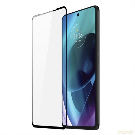 Dux Ducis 9D Tempered Glass wytrzymałe szkło hartowane 9H na cały ekran z ramką Motorola Moto G71 5G czarny (case friendly)