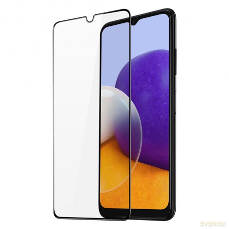 Dux Ducis 9D Tempered Glass wytrzymałe szkło hartowane 9H na cały ekran z ramką Samsung Galaxy A22 4G czarny (case friendly)