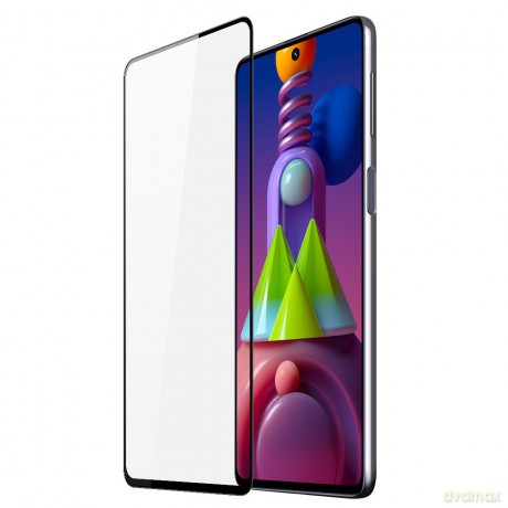 Dux Ducis 9D Tempered Glass wytrzymałe szkło hartowane 9H na cały ekran z ramką Samsung Galaxy M51 czarny (case friendly)