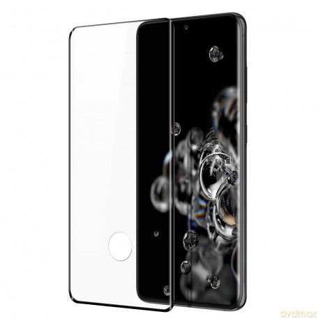 Dux Ducis 9D Tempered Glass wytrzymałe szkło hartowane 9H na cały ekran z ramką Samsung Galaxy S21 Ultra 5G czarny (case friendly)