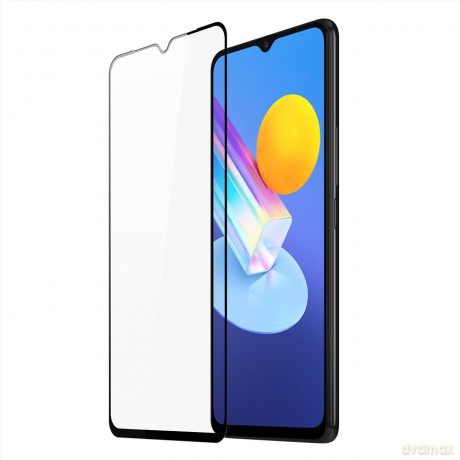 Dux Ducis 9D Tempered Glass wytrzymałe szkło hartowane 9H na cały ekran z ramką Vivo Y72 5G przezroczysty (case friendly)