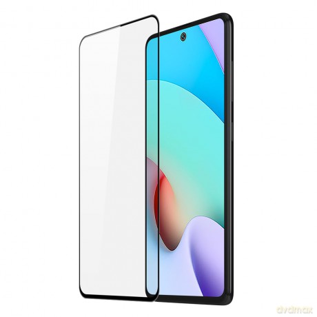 Dux Ducis 9D Tempered Glass wytrzymałe szkło hartowane 9H na cały ekran z ramką Xiaomi Redmi 10 czarny (case friendly)
