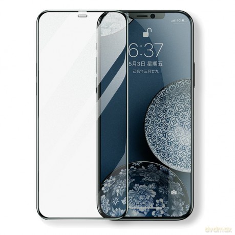 Joyroom Knight Series ceramiczne szkło hartowane 2,5D na cały ekran do iPhone 12 mini czarny (JR-PF610)