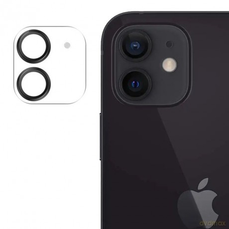 Joyroom Shining Series szkło hartowane na cały aparat obiektyw kamerę do iPhone 12 mini czarny (JR-PF686)