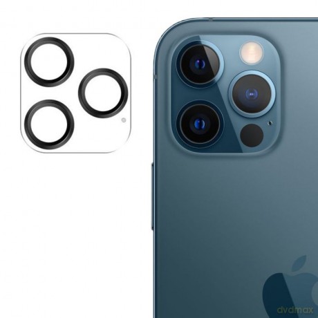 Joyroom Shining Series szkło hartowane na cały aparat obiektyw kamerę do iPhone 12 Pro czarny (JR-PF688)
