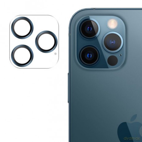 Joyroom Shining Series szkło hartowane na cały aparat obiektyw kamerę do iPhone 12 Pro niebieski (JR-PF688)