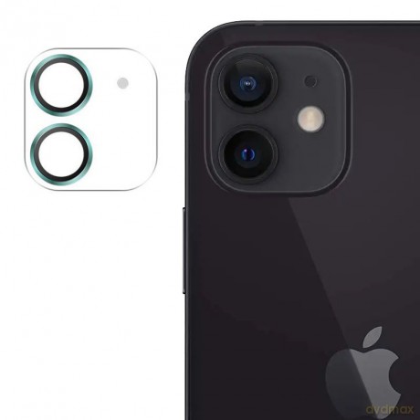 Joyroom Shining Series szkło hartowane na cały aparat obiektyw kamerę do iPhone 12 zielony (JR-PF687)