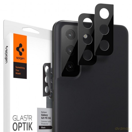 Osłona Aparatu Spigen Optik.Tr Camera Protector 2-Pack Galaxy S21 Fe Black
