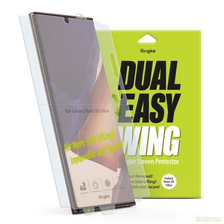 Ringke Dual Easy Wing 2x łatwa w przyklejeniu folia na ekran i boki Samsung Galaxy Note 20 Ultra (DWSG0011)